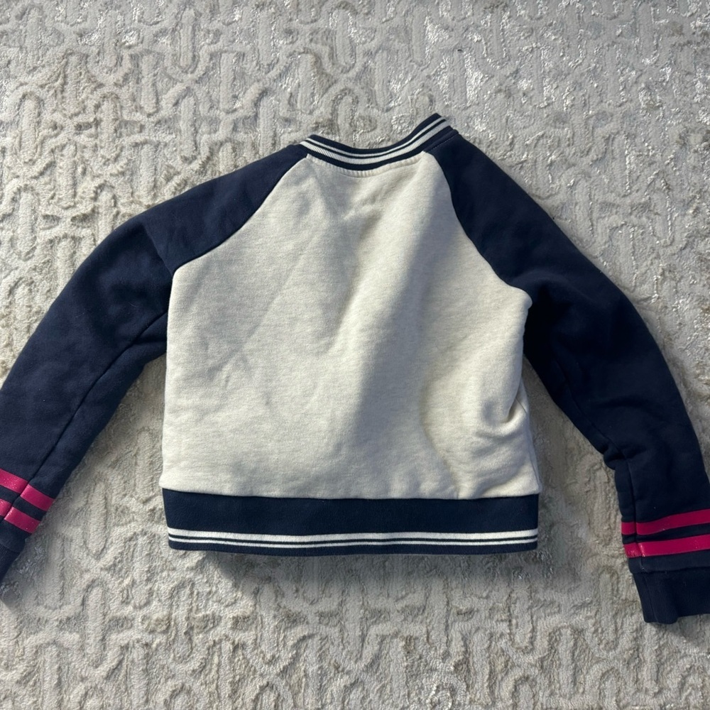 Girls size 12 OshKosh B'gosh Navy and White Jacket - Picture 2 of 5
